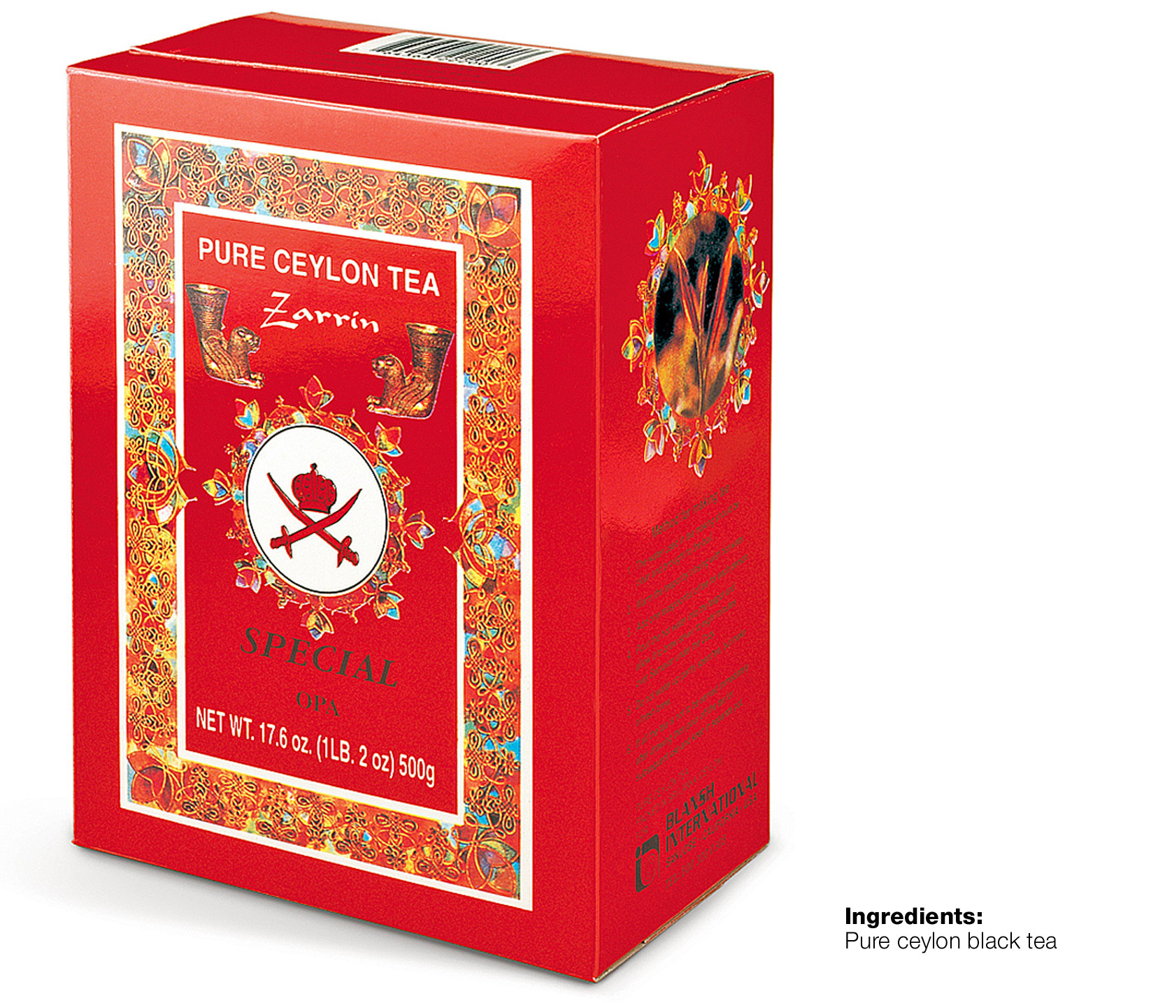 Zarrin ceylon opa red packet tea 17.6 oz.