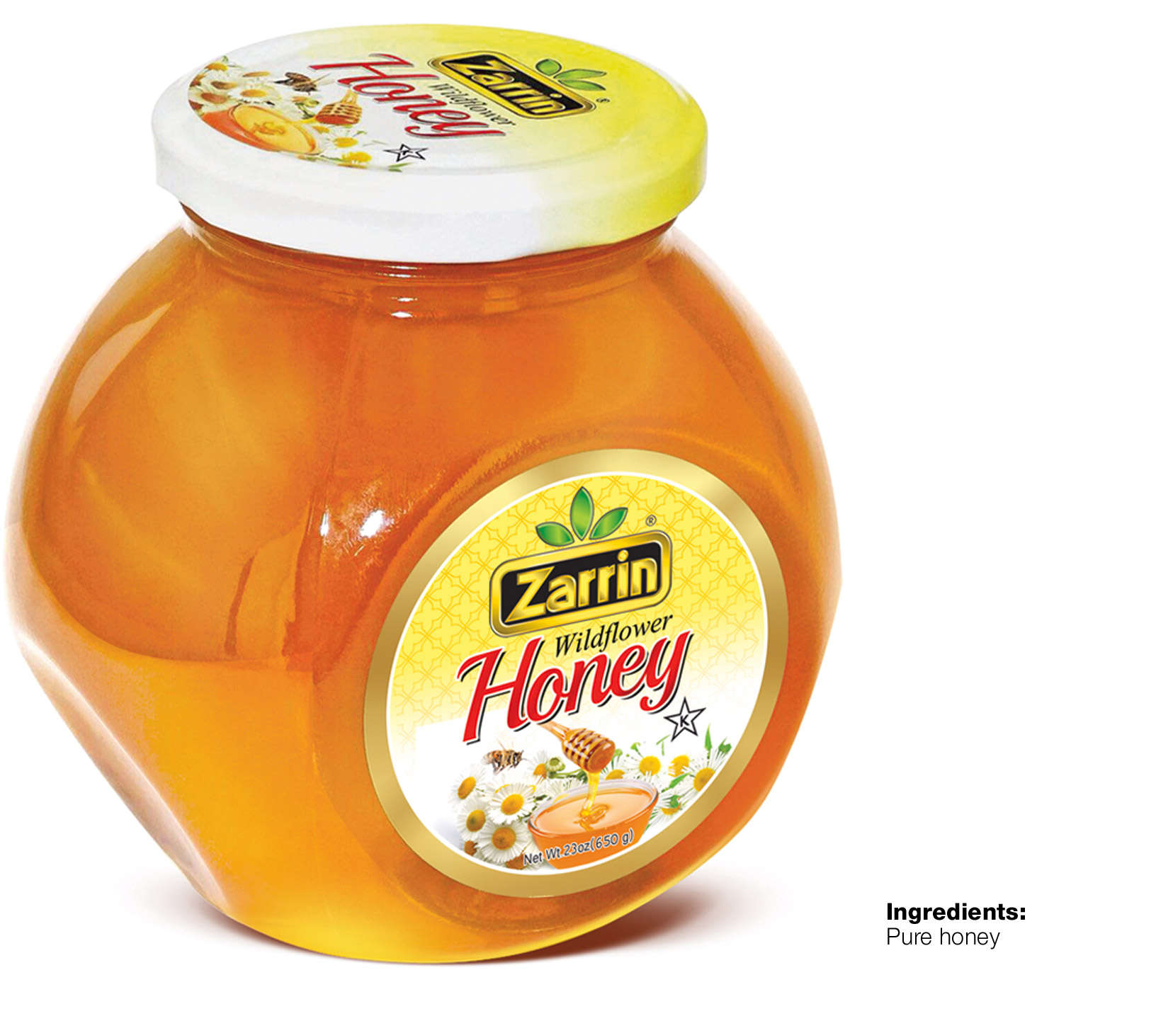 Wildflower Honey In Glass Jar