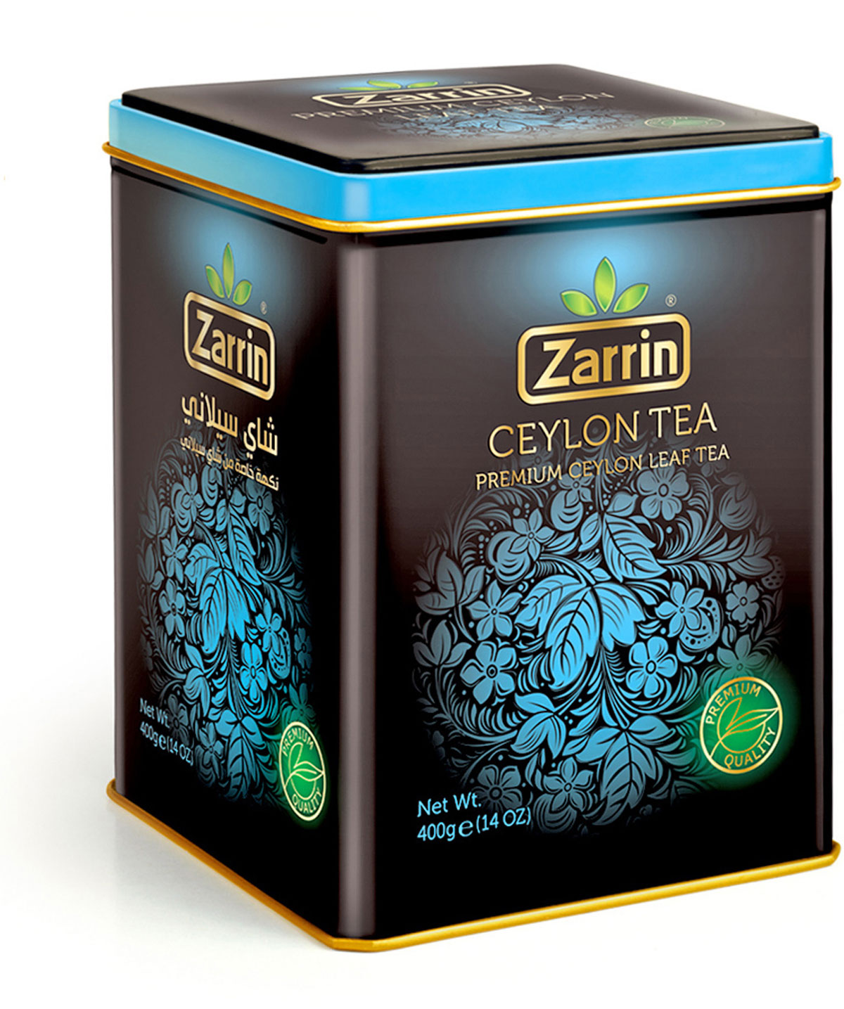 Zarrin Premium Ceylon Leaf Tea Tin