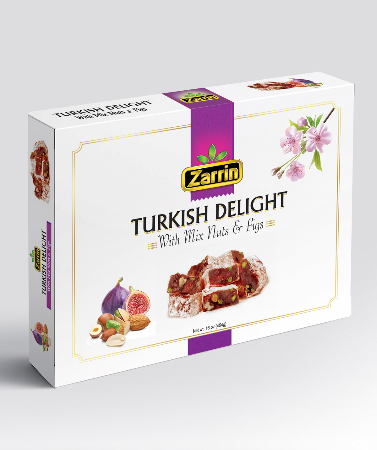 Zarrin Turkish Delight With Mix Nuts & Figs