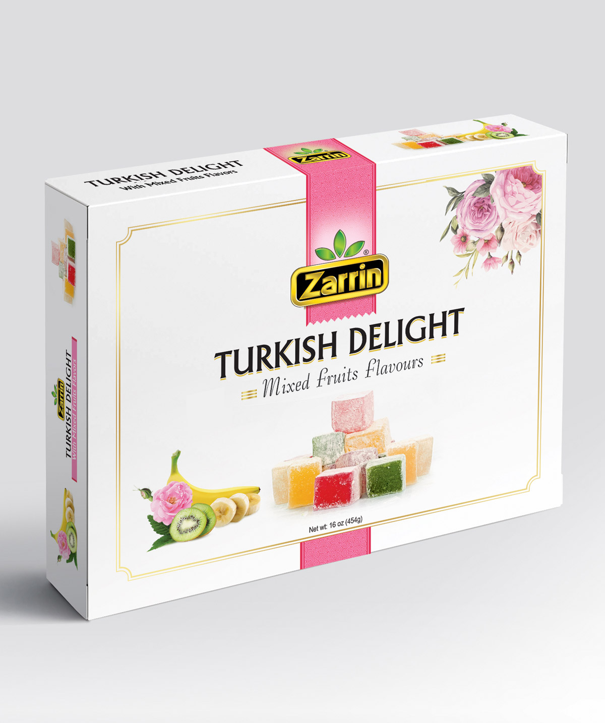 Zarrin Turkish Delight With Mixed Fruits Flavours