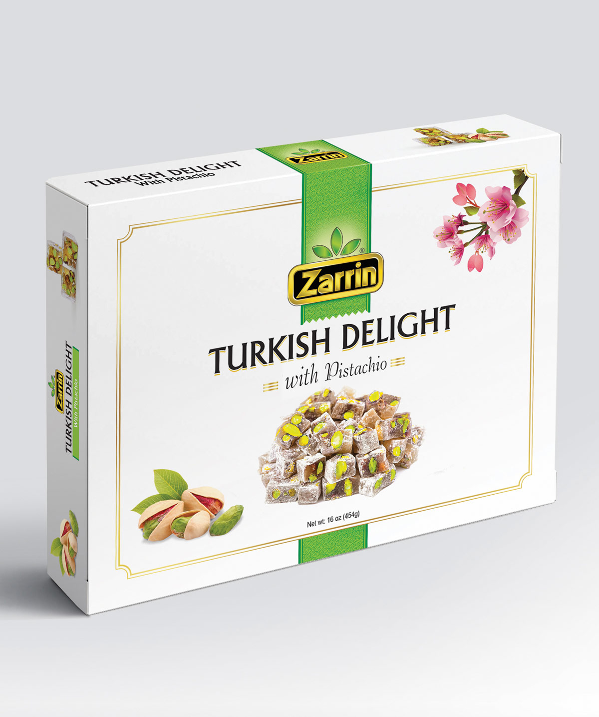 Zarrin Turkish Delight With Pistachio