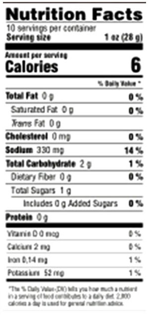 Zarrin Hot Frenk Pepper Pickles In Glass Jar Nutrition Facts Zarrin Hot Frenk Pepper Pickles In Glass Jar Nutrition Facts