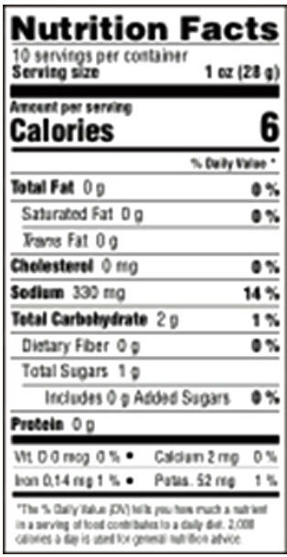 Zarrin Hot Yakan Pepper Pickles In Glass Jar 22.1oz Nutrition Facts Zarrin Hot Yakan Pepper Pickles In Glass Jar 22.1oz Nutrition Facts