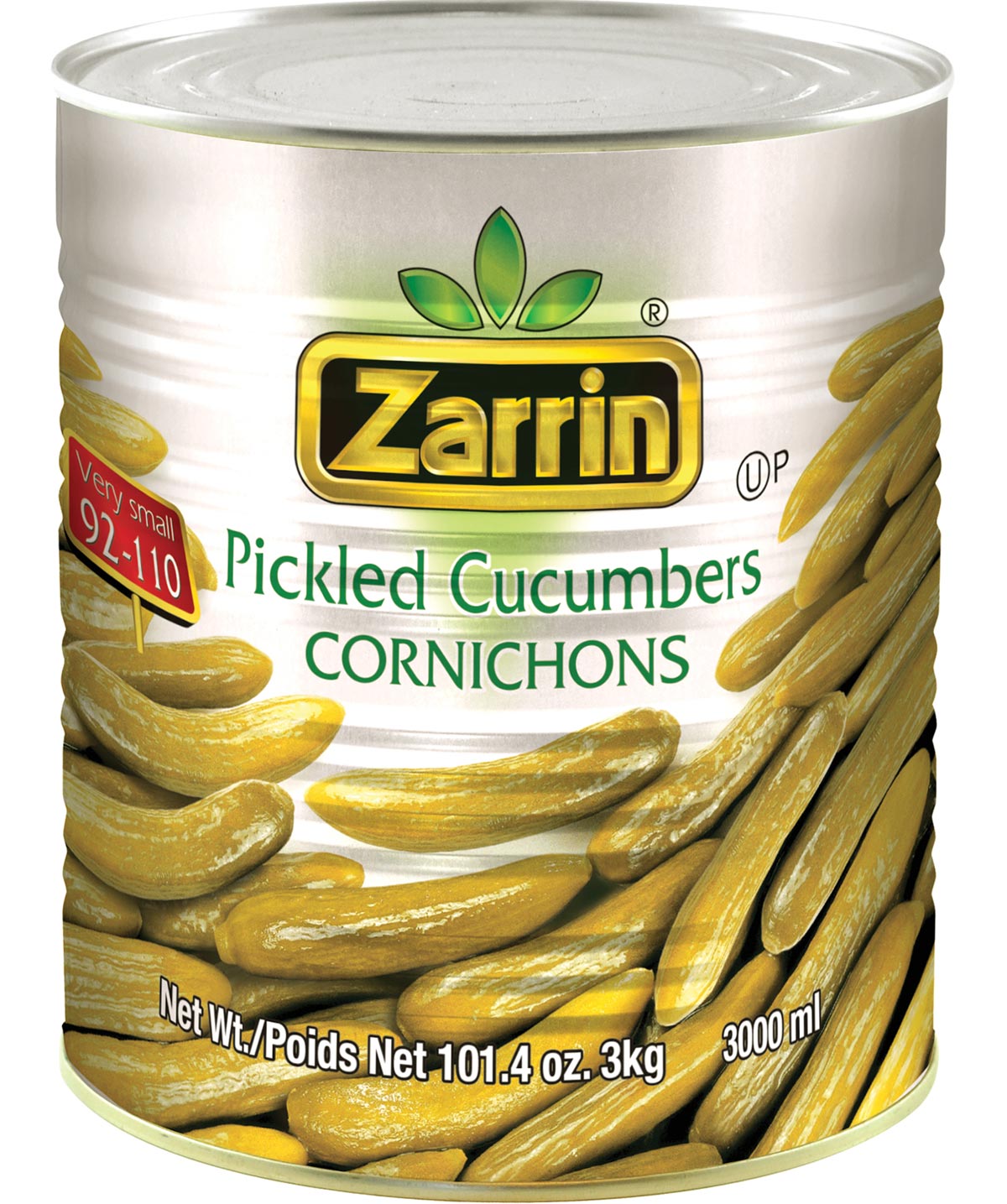 Zarrin Pickled Cucumbers 92-110 Zarrin Pickled Cucumbers 92-110