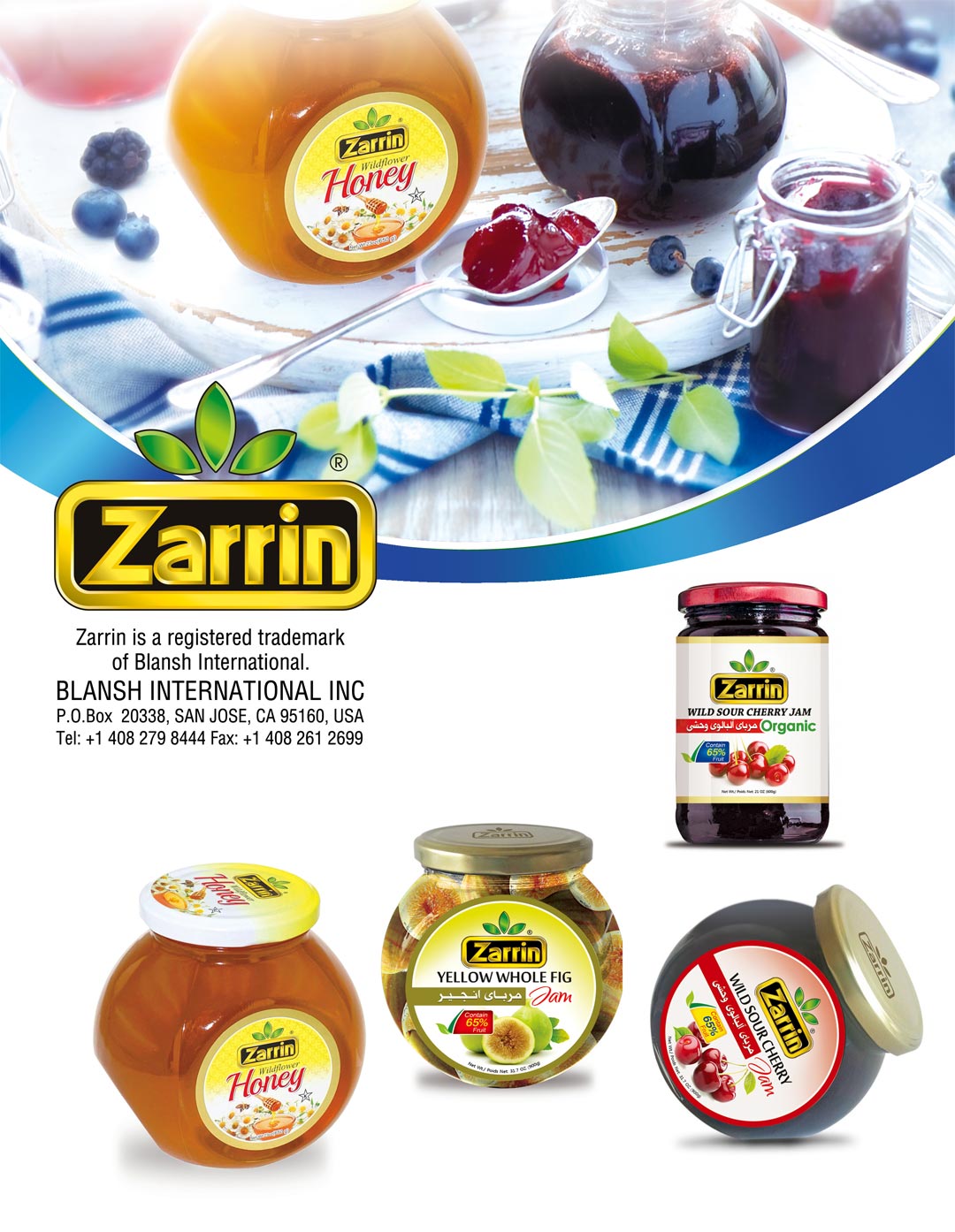 Turkish food wholesale including honey.