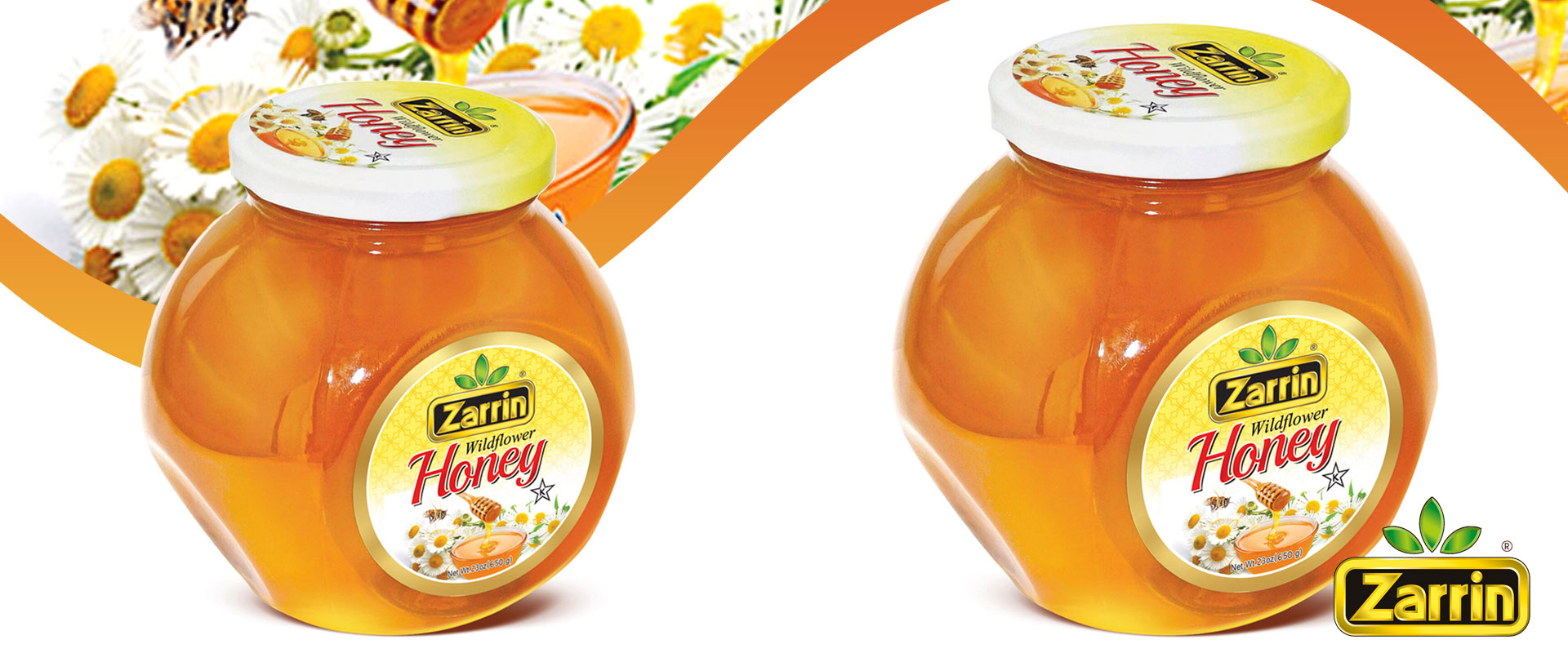 Zarrin Wild Flower Honey In Glass Jar